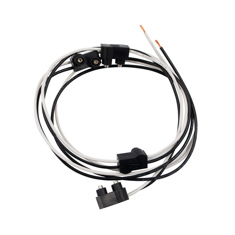 United Pacific 2 Prong Plug Wiring Harness With 4 Plugs & 7" Lead (Bulk) 34223