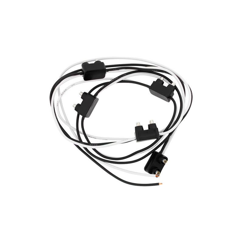 United Pacific 2 Prong Plug Wiring Harness With 5 Plugs & 7" Lead (Bulk) 34224