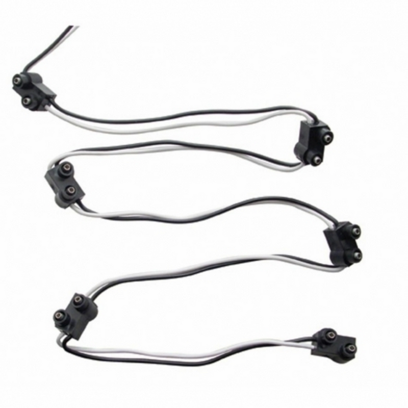 United Pacific 2 Prong Plug Wiring Harness With 6 Plugs & 7" Lead 34225P