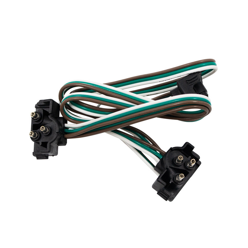 United Pacific 3 Prong Right Angle Plug Wiring Harness With 3 Plugs 12" Lead 34226P