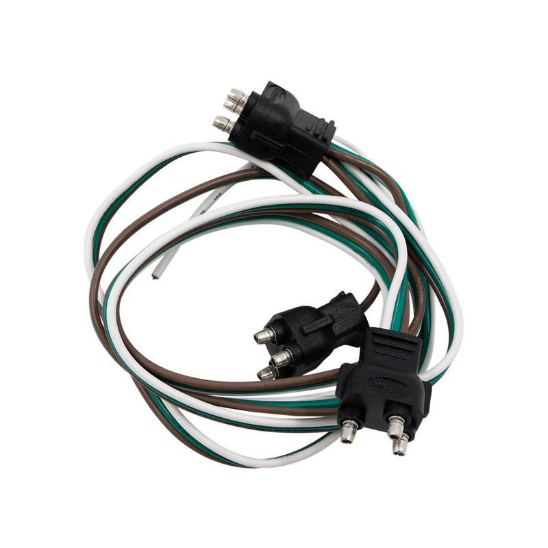United Pacific 3 Prong Straight Plug Wiring Harness With 3 Plugs 12" Lead 34227P