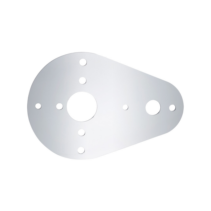 United Pacific 304 Stainless Steel Above Door Dome Light Plate For 1994-2026 Kenworth W900 34275