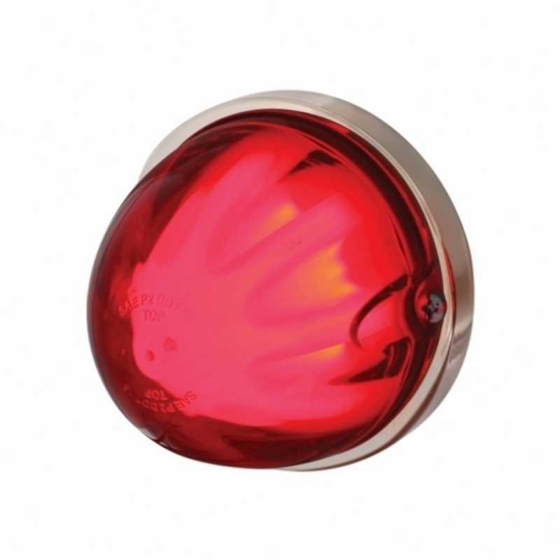 United Pacific 9 LED Dual Function GloLight Watermelon Flush Mount Kit Red LED/Red Lens 34409