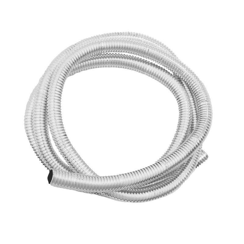 United Pacific 72" Long Chrome Wire Loom 1/2" Diameter 34802