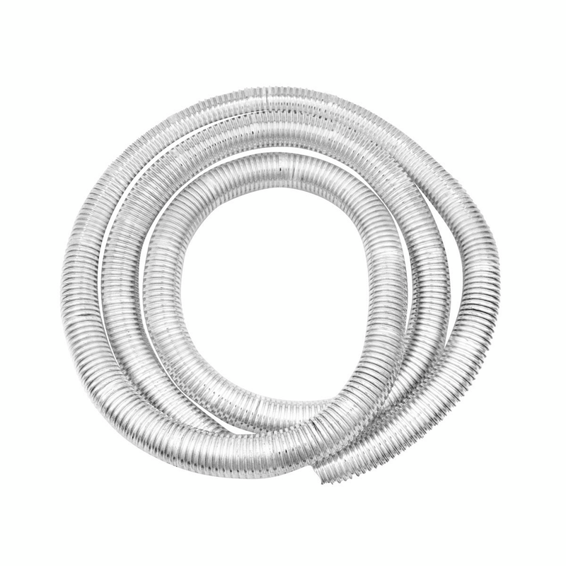 United Pacific 72" Long Chrome Wire Loom 3/4" Diameter 34804