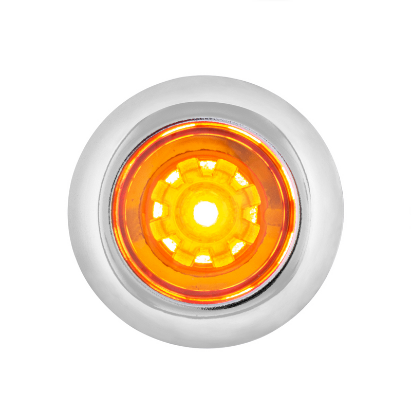 United Pacific ArcBlast LED Single Function 3/4" Mini Clearance/Marker Light Amber LED/Amber Lens 34824