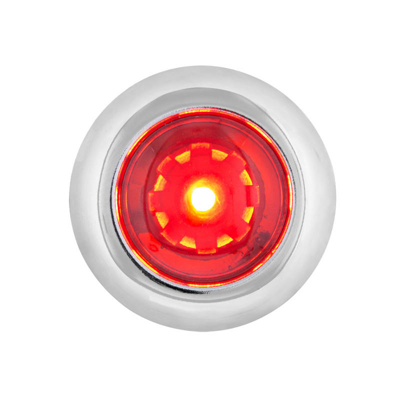 United Pacific ArcBlast LED Single Function 3/4" Mini Clearance/Marker Light Red LED/Red Lens 34825