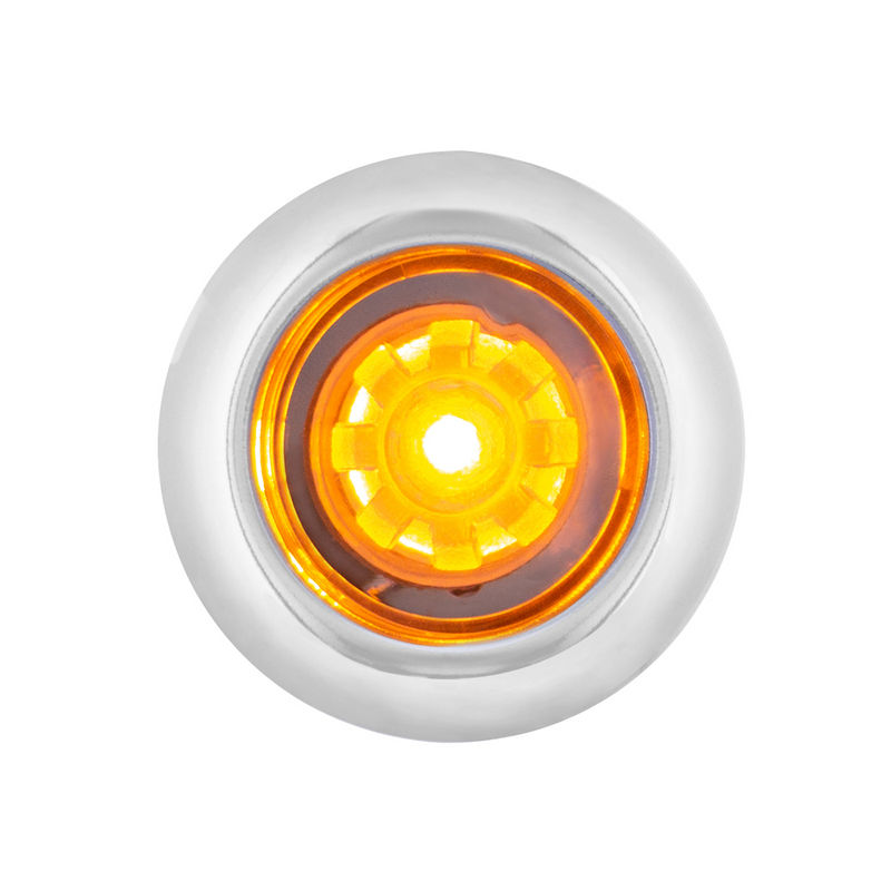 United Pacific ArcBlast LED Single Function 3/4" Mini Clearance/Marker Light Amber LED/Clear Lens 34826