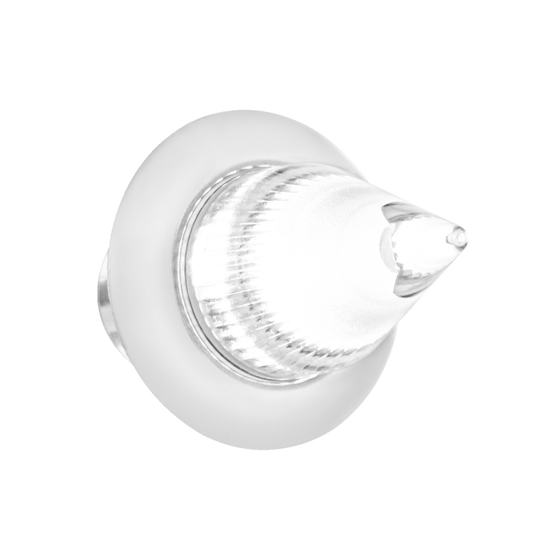 United Pacific 4 LED Dual Function 3/4" Mini Spike Light With SS Bezel (Auxiliary/Utility) White LED/Clear Lens 34846