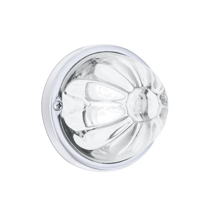 United Pacific Glass Watermelon Light Kit With 4 LED Light-White LED/Clear Lens 35034