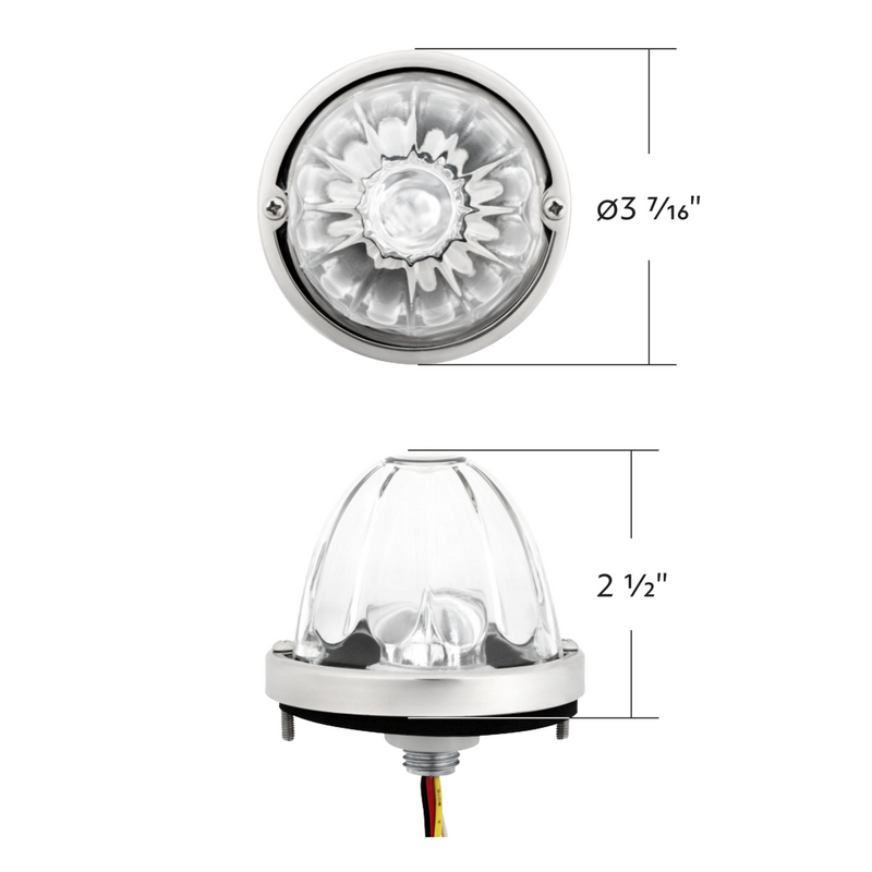 Double Fury Glass Watermelon Light Kit - 4 LED