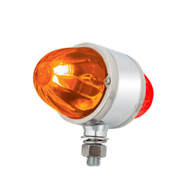 United Pacific Ultraburst Chrome Double Face Glass Watermelon Light (Dark Amber/Dark Red)