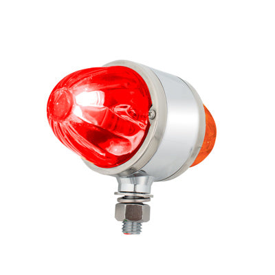 United Pacific Ultraburst Chrome Double Face Glass Watermelon Light (Amber/Red)