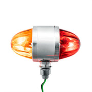 United Pacific Ultraburst Chrome Double Face Glass Watermelon Light (Amber/Red)