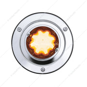 United Pacific GloLight Watermelon Sleeper Bunk Kit,  Stainless Steel Bezel- Amber (9 Diodes)