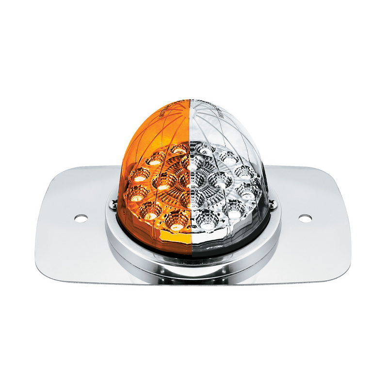 United Pacific 304 SS Turn Signal Light Kit W/ 17 LED Double Fury Watermelon For 2008-2017 FL Cascadia-Amber & White LED 35377