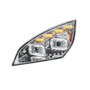 United Pacific Chrome Cascadia Projector Headlight - Driver