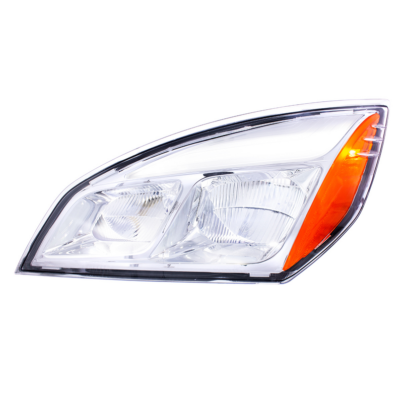United Pacific Chrome LED Headlight For 2018-2024 Freightliner Cascadia Driver 35737