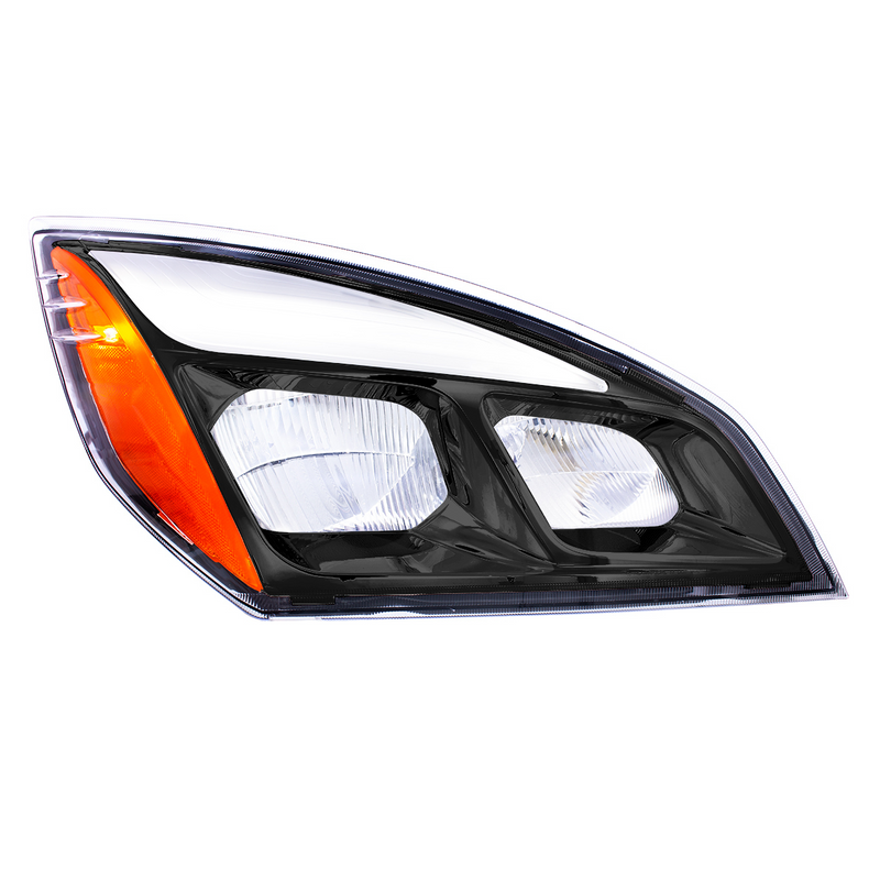 United Pacific Black LED Headlight For 2018-2024 Freightliner Cascadia Passenger 35740