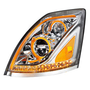 United Pacific Chrome All LED Headlight - Driver