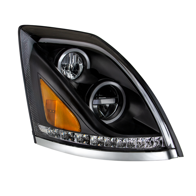 United Pacific Blackout LED Headlight for 2003-2017 Volvo VN/VNL Passenger 35756
