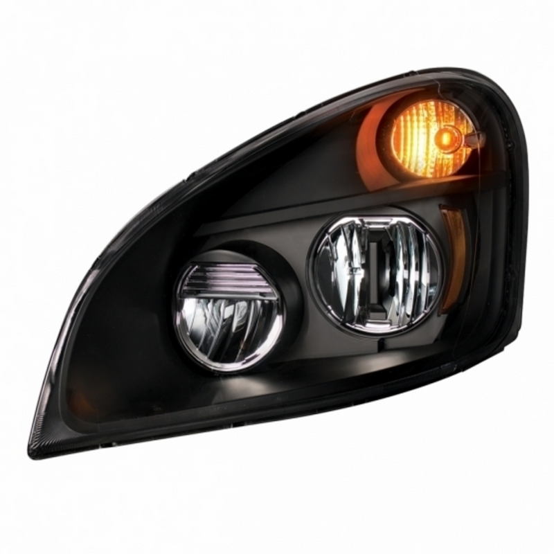 United Pacific "Blackout" LED Headlight For 2008-2017 Freightliner Cascadia Driver 35798