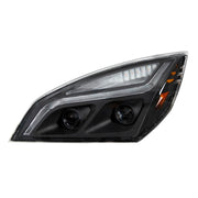 United Pacific Blackout LED Projection Headlight with LED Position Light and Turn Signal