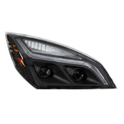 United Pacific Blackout LED Projection Headlight with LED Position Light & Turn Signal - Passenger