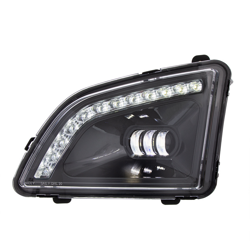 United Pacific 18 LED Black Projector Fog Light With Position Light For 2018-2024 Volvo VNL Driver/Left 35859