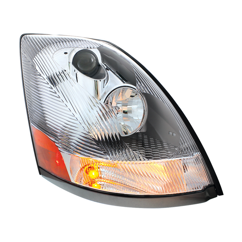 United Pacific Chrome Headlight For 2003-2017 Volvo VN Passenger Competition Series 35902