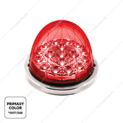 United Pacific 17 LED Double Fury Watermelon Light with Low Profile Stainless Steel Bezel - Red/Blue