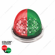 United Pacific 17 LED Double Fury Watermelon Light with Low Profile Stainless Steel Bezel - Red/Green