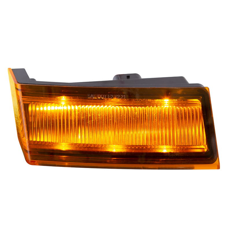 United Pacific 6 LED Amber Turn Signal Light For 2018-2026 Freightliner Cascadia Passenger -Competition Series 36007