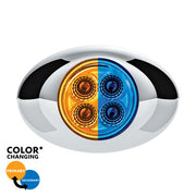 United Pacific 4 LED Double Fury Light - Amber/Blue