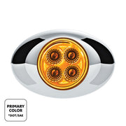United Pacific 4 LED Double Fury Light - Amber/Blue