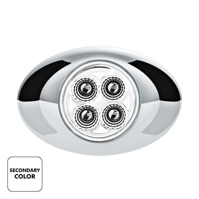 United Pacific 4 LED Double Fury Light - Amber/White