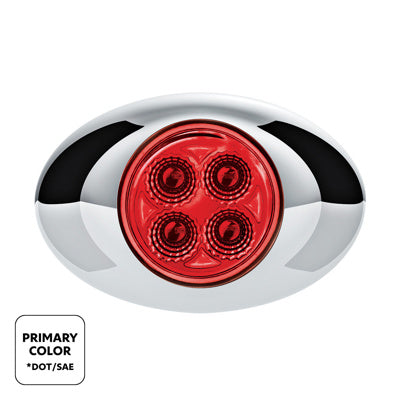 United Pacific 4 LED Double Fury Light - Red/Green