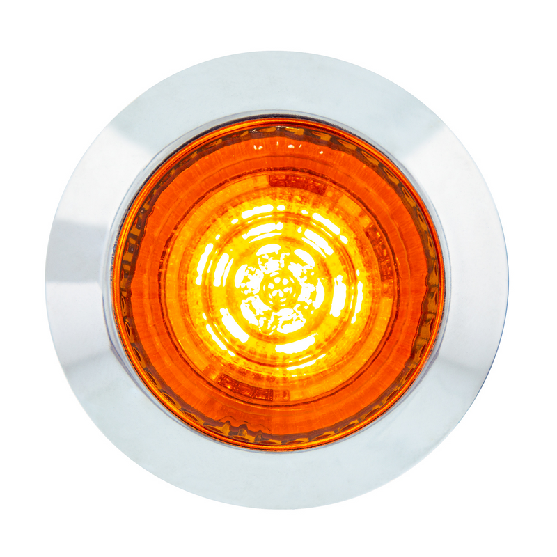 United Pacific 6 LED 1-1/4" Dual Function Light (Clearance/Marker)-Amber LED/Amber Lens 36035