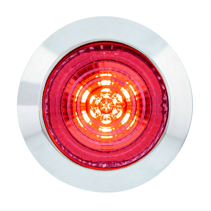 United Pacific 6 LED 1-1/4" Dual Function Light (Clearance/Marker)-Red LED/Clear Lens 36038