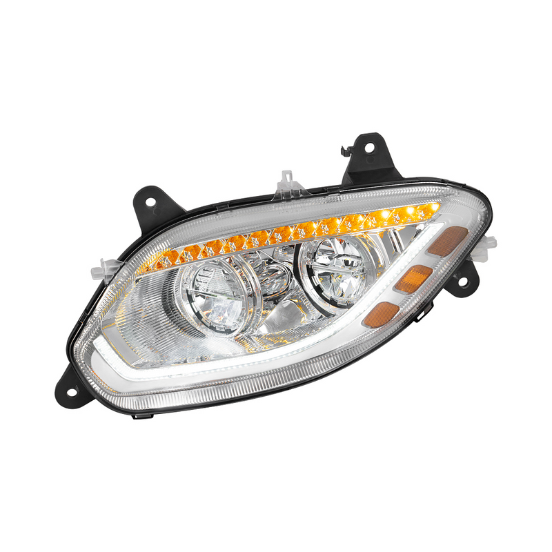 United Pacific Chrome 86 LED Headlight For 2018-2026 International LT- Driver 36066