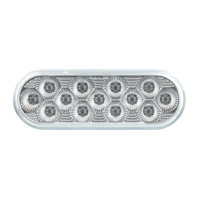 United Pacific Double Fury Oval Light- Red (13 Diodes)