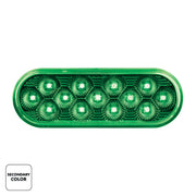 United Pacific Double Fury Oval Light- Red (13 Diodes)