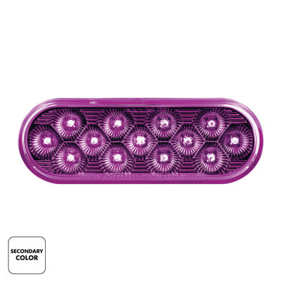United Pacific Double Fury Oval Light- Red (13 Diodes)