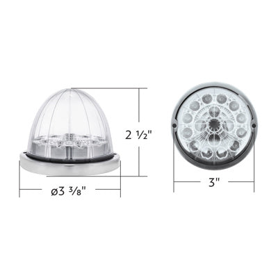 United Pacific Double Fury Watermelon Light - Red (17 Diodes)