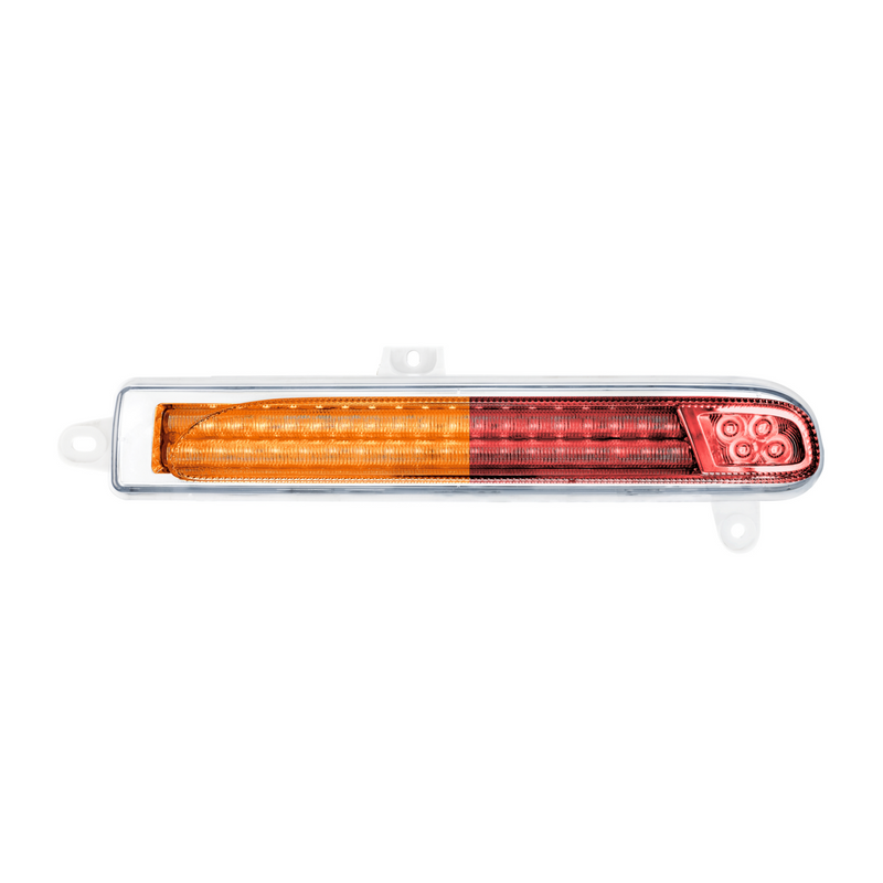 United Pacific Double Fury 78 LED Turn Signal Light For 2008-2024 Peterbilt 389-Amber & Red,Passenger 36236