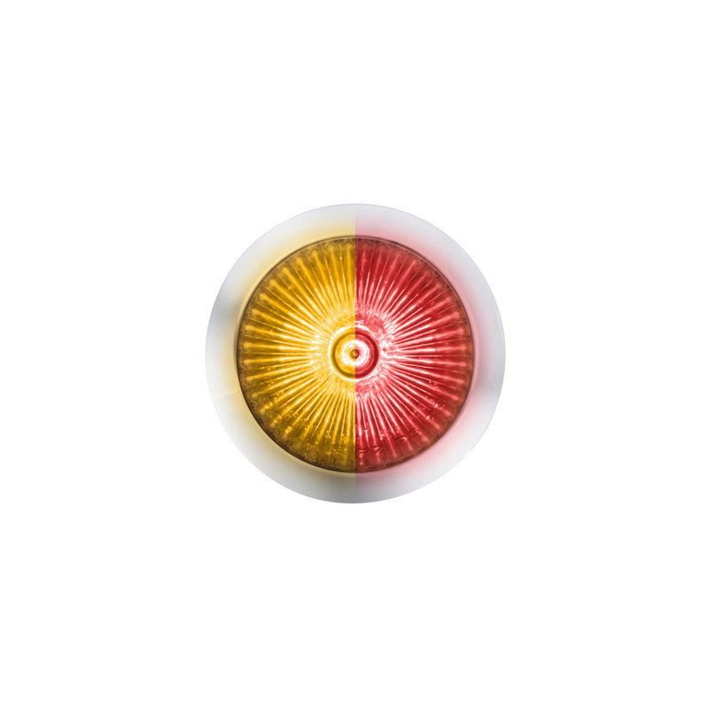United Pacific Double Fury 4 LED Dual Function 1-1/8" Spike Light-Amber & Red LED 36258