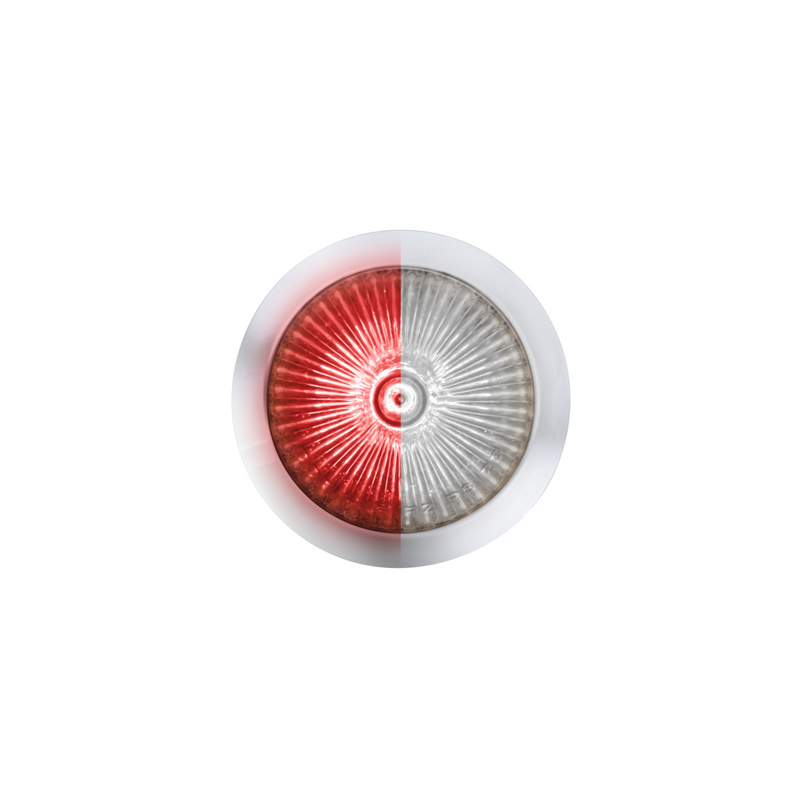 United Pacific Double Fury 4 LED Dual Function 1-1/8" Spike Light-Red & White LED 36263