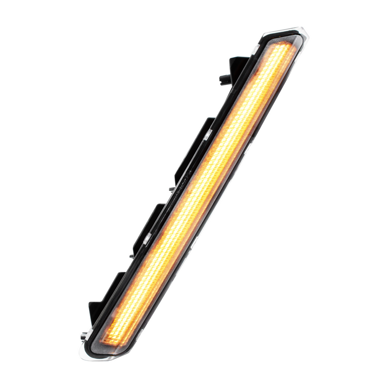 United Pacific 48 LED Competition Series Fender Turn Signal Light For 2022-2026 Kenworth T680-Amber LED/Clear Lens, Passenger 36277