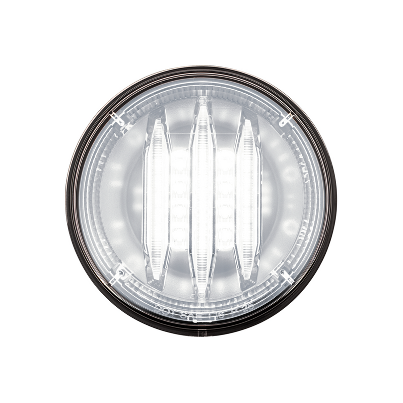 United Pacific Saber 39 LED 4" Round Back-Up Light-White LED/Clear Lens 36291