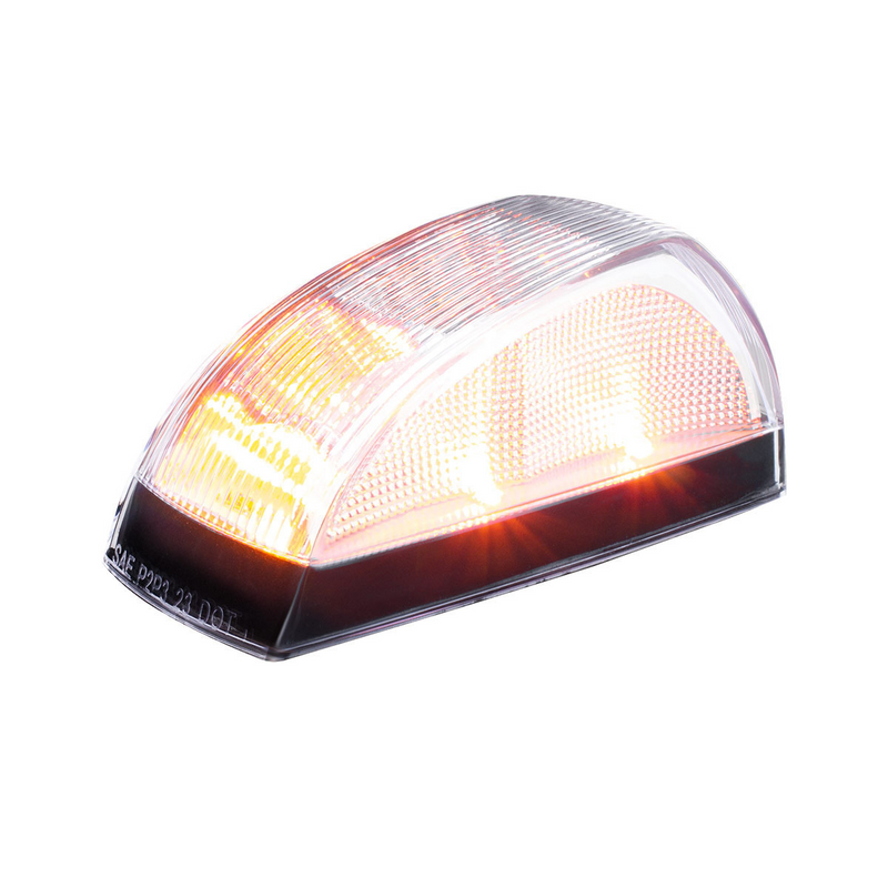 United Pacific 8 LED Cab Light For Freightliner M2-Amber LED/Clear Lens 36378